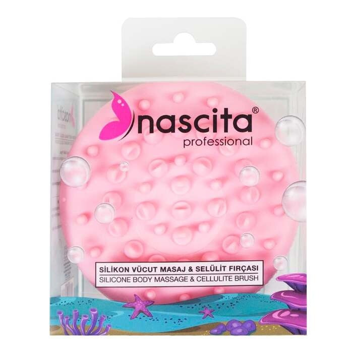 Nascita, Silicone Body Massage And Cellulite Brush Pink
