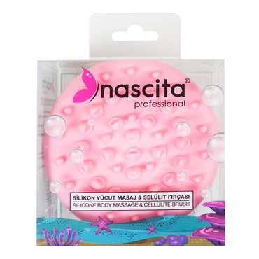 Nascita, Silicone Body Massage And Cellulite Brush Pink