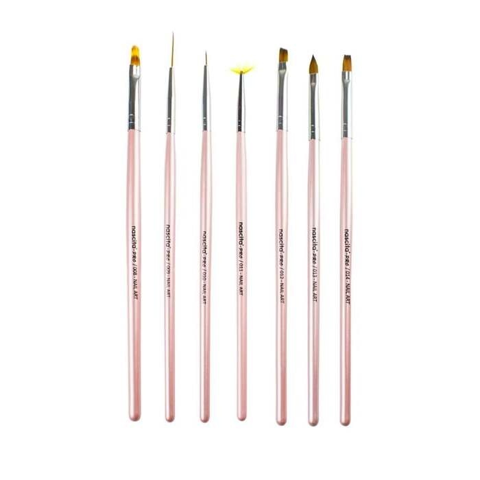 Nascita, Nail Art Nail Decoration Brush Set Pack of 7