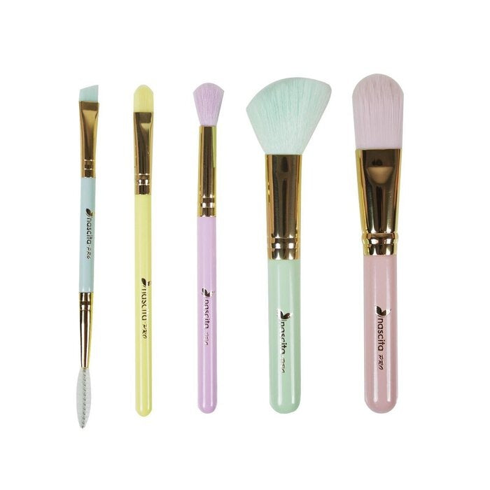 Nascita, 5-Piece Makeup Brush And 4-Piece Sponge Set