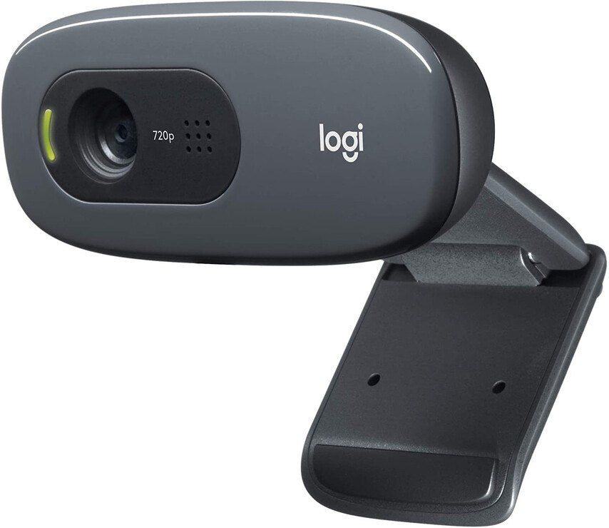 Logitech, C270 USB Desktop or Laptop Webcam HD 720p For Video Calling, 2 Years Warranty