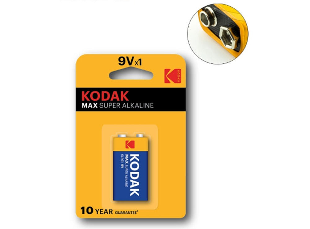 Kodak, 9V Max Super Alkaline Battery