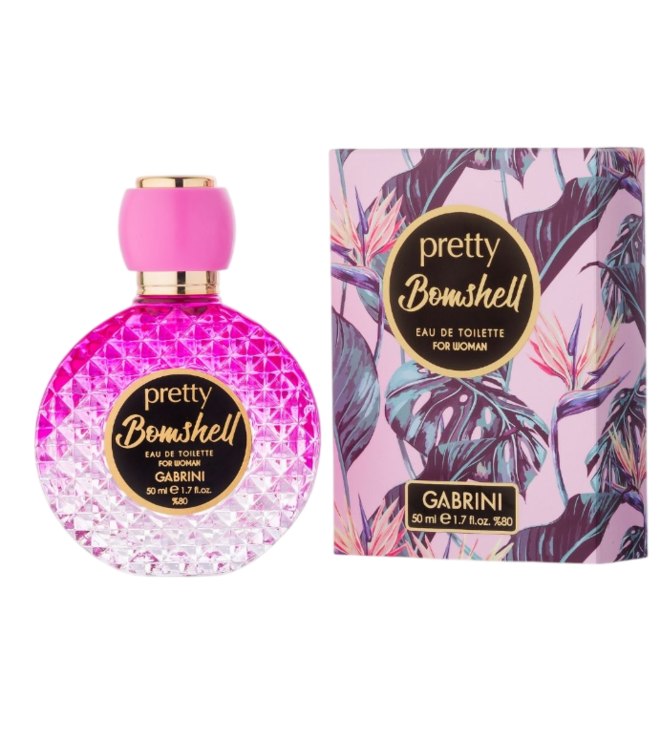 Gabrini, Pretty Bomshell Eau De Toilette For Women Inspired By Victoria Secret Bombshell 50ml