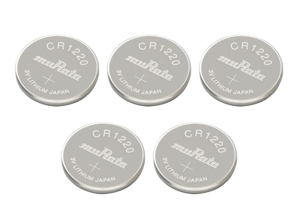 Murata CR1220 Lithium Battery Pack of 5