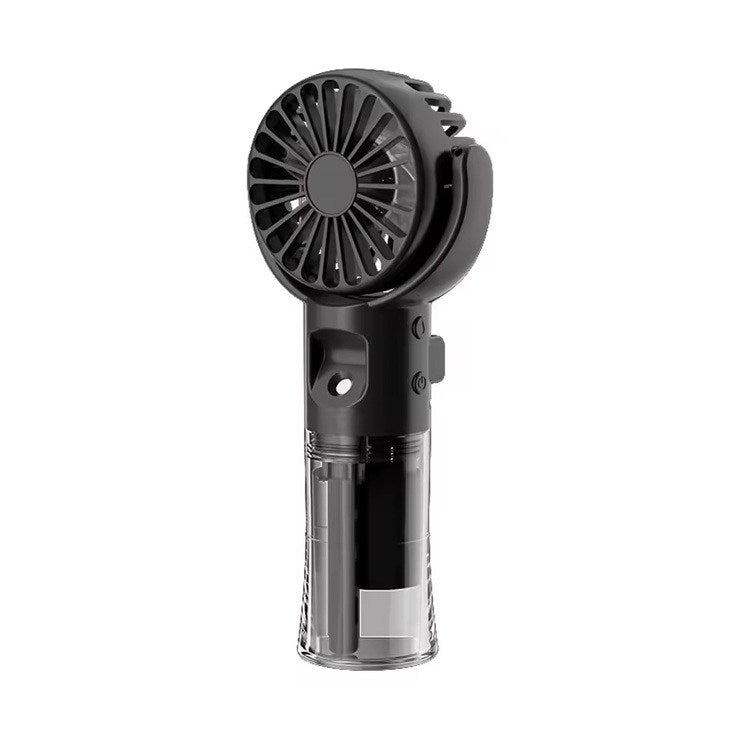 Rechargeable Handheld Water Spray Fan With Neck Strap, Available in Different Colors