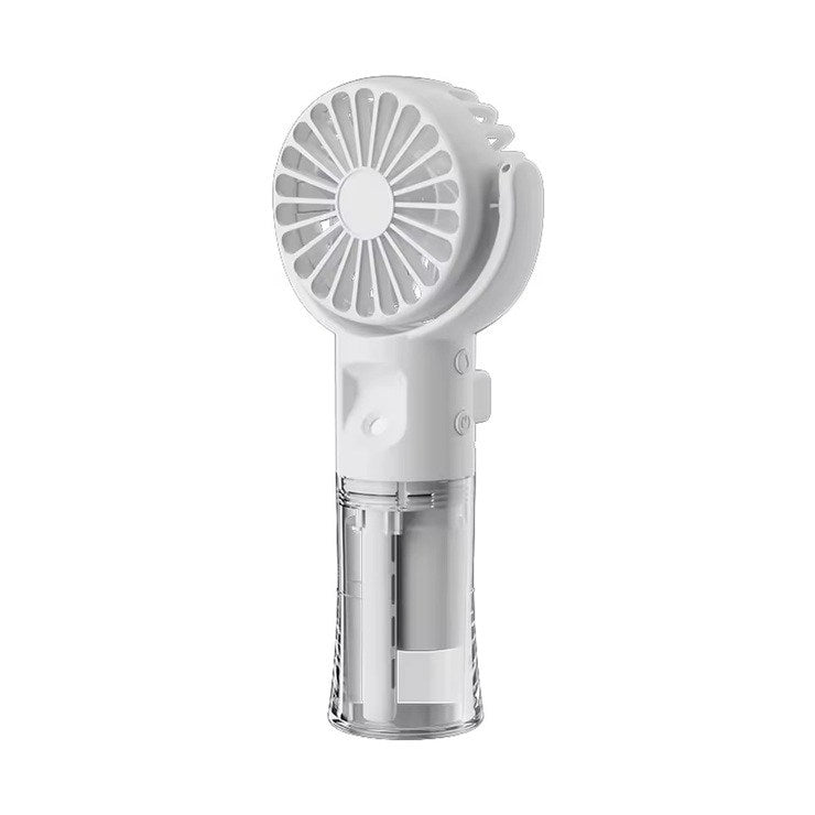 Rechargeable Handheld Water Spray Fan With Neck Strap, Available in Different Colors