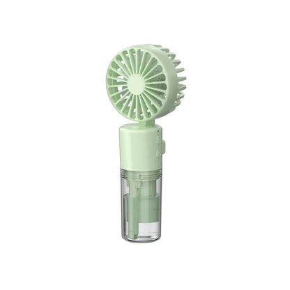 Rechargeable Neck Hanging Fan With Water Spray, Available in Different Colors