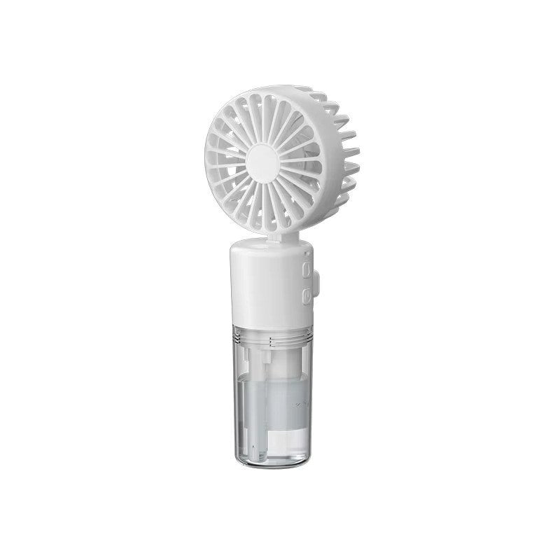 Rechargeable Neck Hanging Fan With Water Spray, Available in Different Colors
