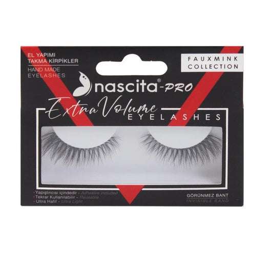 Nascita, Extra Volume False Eyelashes With Glue 108