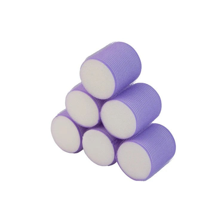 Nascita, Foam Velcro Hair Rollers Pack of 6 - 5.5cm