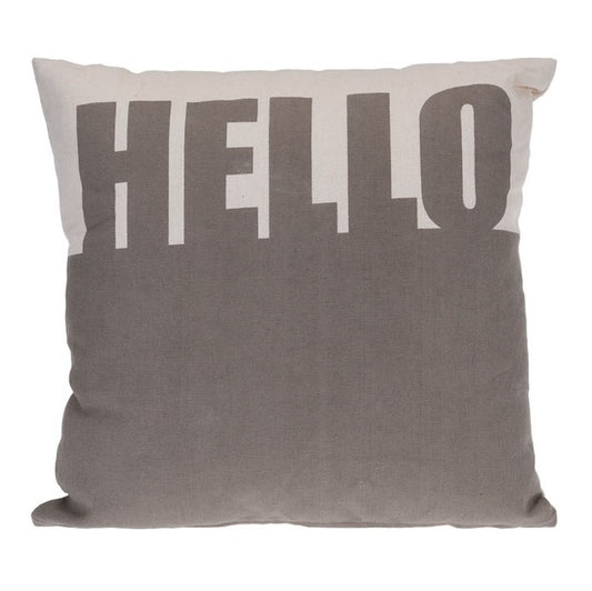 Cotton Filled Cushion 45X45 Cm Hello