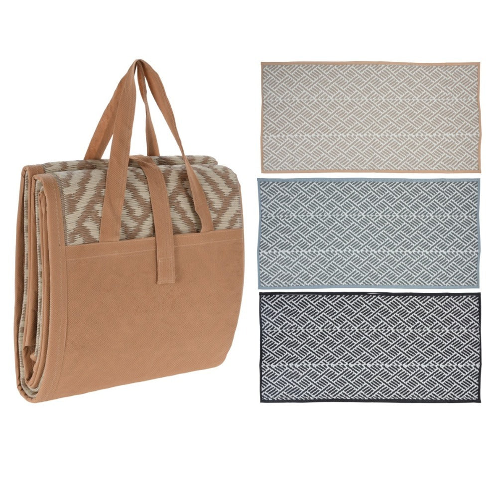Folding Picnic Mat 180 X 90 Cm In 3 Assorted Colours