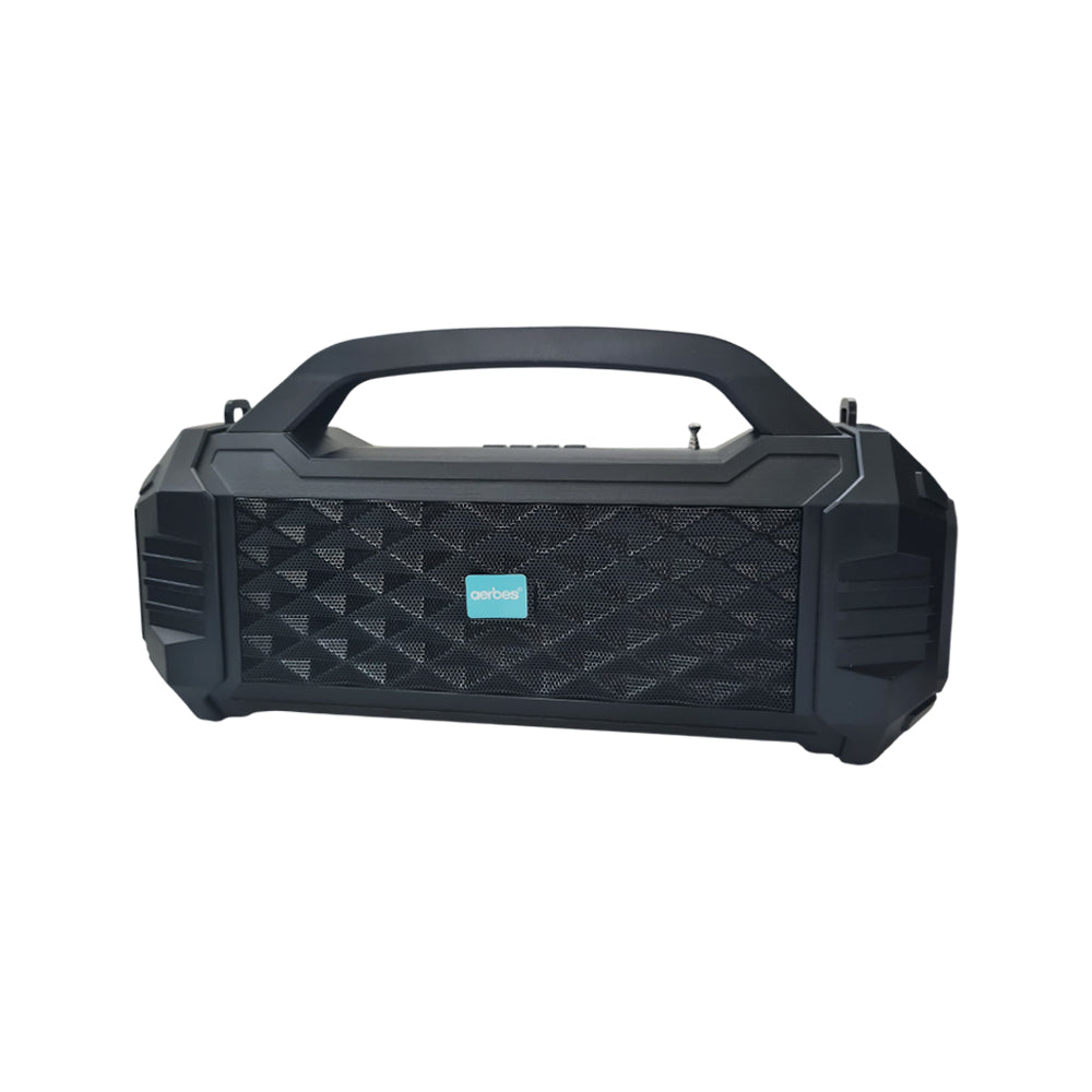 Aerbes Rechargeable Solar Powered Bluetooth Speaker Flashlight PO-6278 - GREENABSD14, AB-SD14BLK
