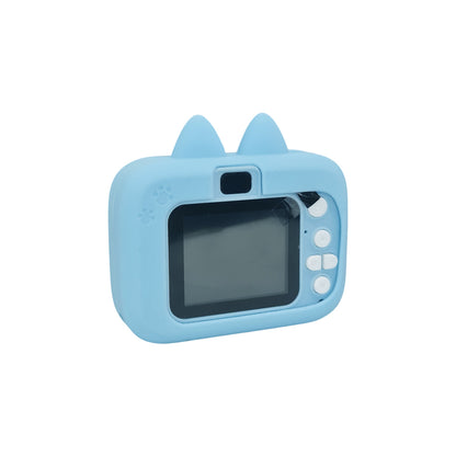 Aerbes Cat Ear Kids Image And Video Camera With Lanyard 5 Built In Games [Blue] PO-6278ABSX02, AB-SX02BLU
