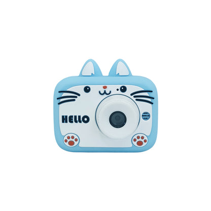 Aerbes Cat Ear Kids Image And Video Camera With Lanyard 5 Built In Games [Blue] PO-6278ABSX02, AB-SX02BLU