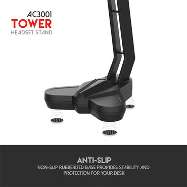 Fantech, Ac3001 Tower Headset Stand, Available in Different Colors