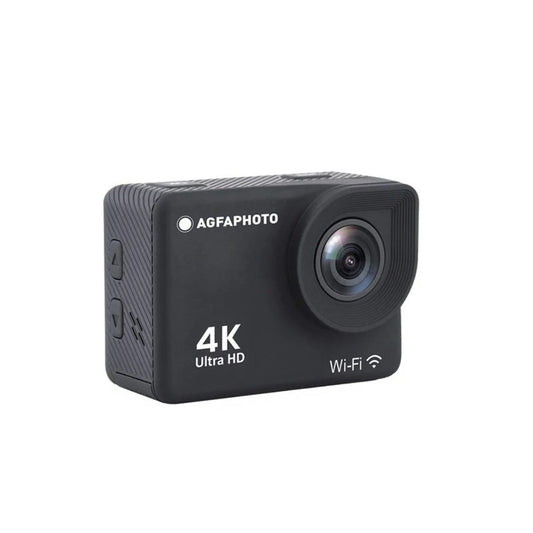 AGFA Camera Sport WiFi 4K - 30m Waterproof - 170 Wide Angle - Anti-Shake [Black], AC9000BK