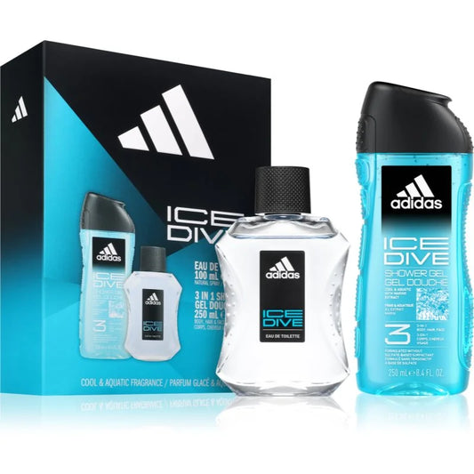 Adidas Ice Dive Gift Set Eau de Toilette 100ml + Shower Gel 250ml