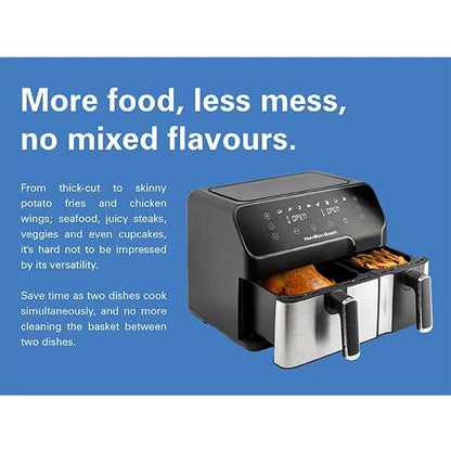 Hamilton Beach, Air Fryer 8.5L Dual