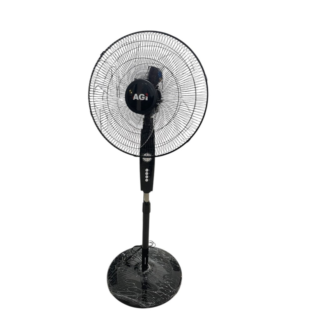 Agi, Stand Fan 18' 60W 3 Speeds, Black