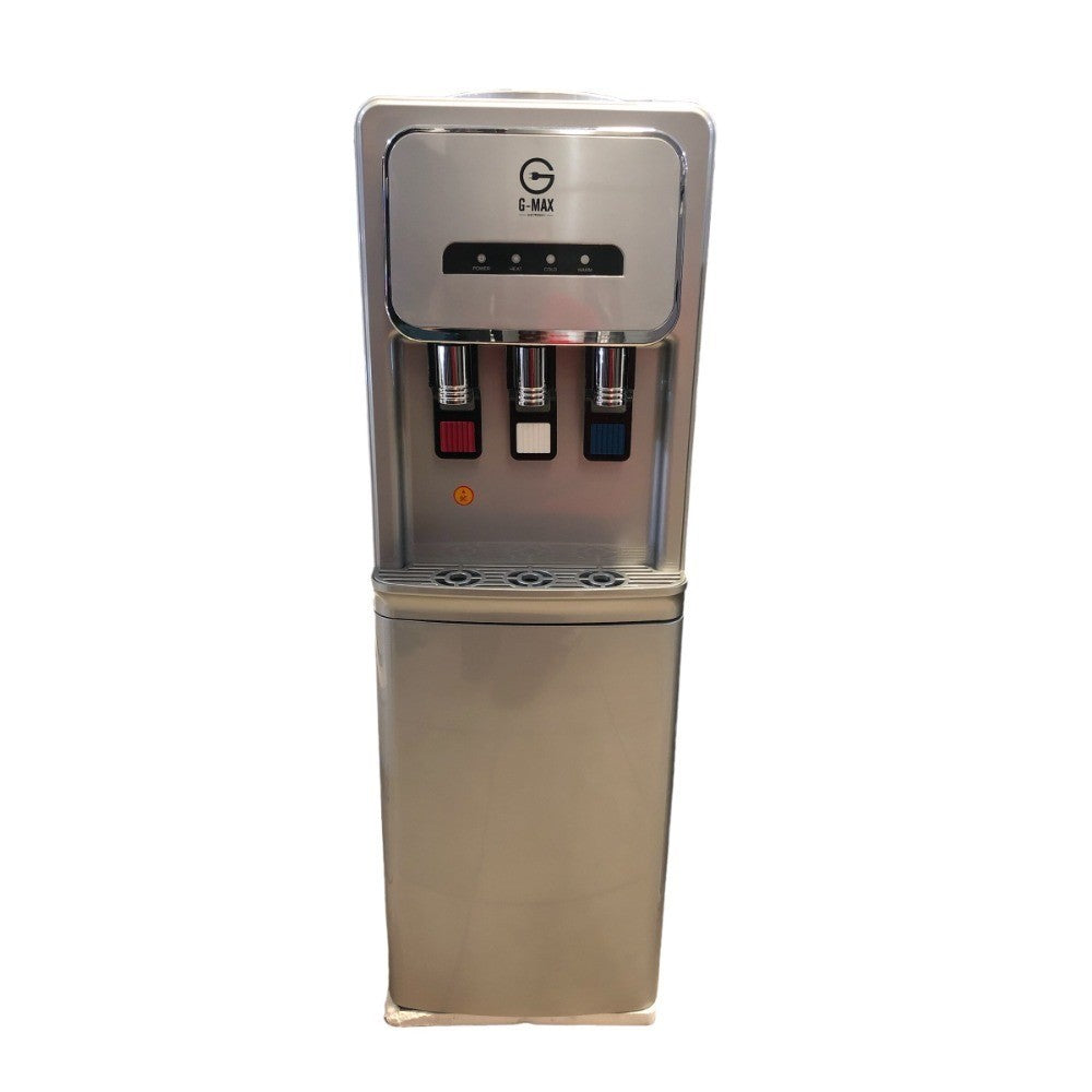 Gmax, Water Dispenser 3 Taps Black + Cabinet, Available in Different Colors