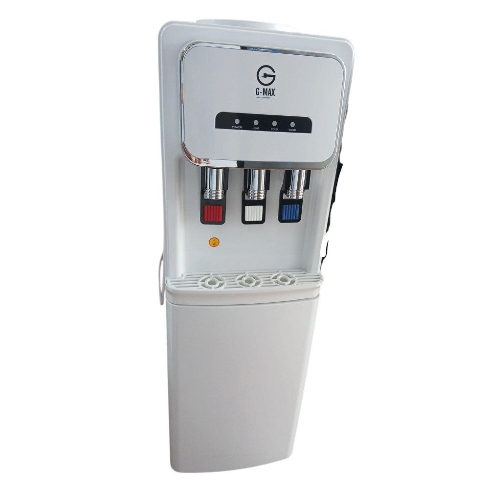 Gmax, Water Dispenser 3 Taps Black + Cabinet, Available in Different Colors