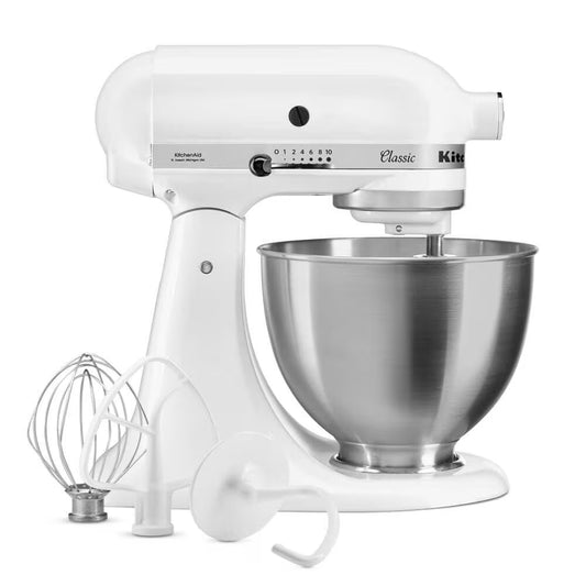 KitchenAid, Classic 4.3L, Tilt-Head Stand Mixer, AID-5K45SSE