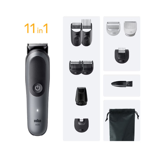 Braun All-in-One Kit Series 5, 11-in-1 Grooming, Sharp Blade, Body Trim, AIO5560