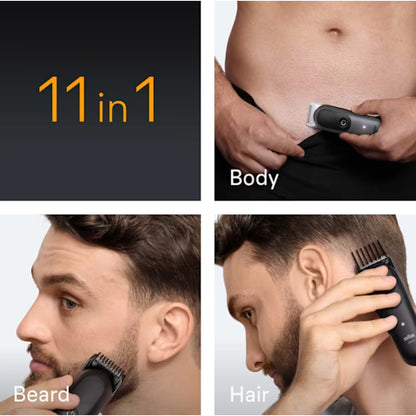 Braun All-in-One Kit Series 5, 11-in-1 Grooming, Sharp Blade, Body Trim, AIO5560