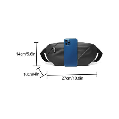 Aopinyou, Shoulder Pack, Chest Bag, Crossbody Backpack, Waistbag, Sling Bag, Belt Bag, Bumbag, Water Resistant Black