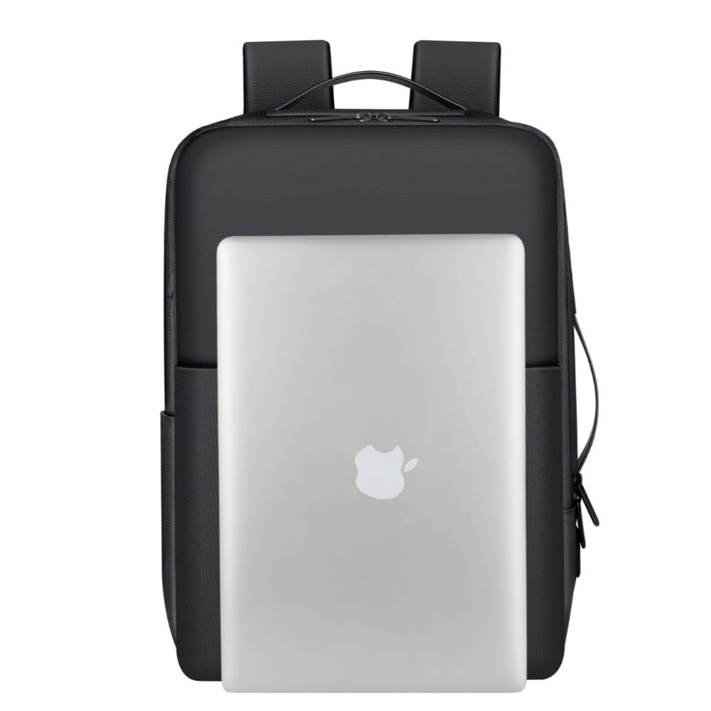 Aopinyou, Hardcase Laptop Backpack, Anti Theft Travel Backpack, Business Laptop Backpack, Water Resistant, College Student Book Bag Usb Charging Port Black