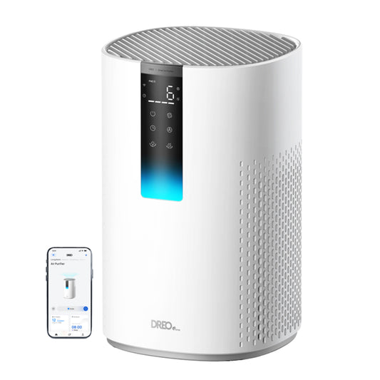 Dreo Smart Air Purifier, 17M, 82M, 3 Stage Hepa Filtration, DR-HAP005S