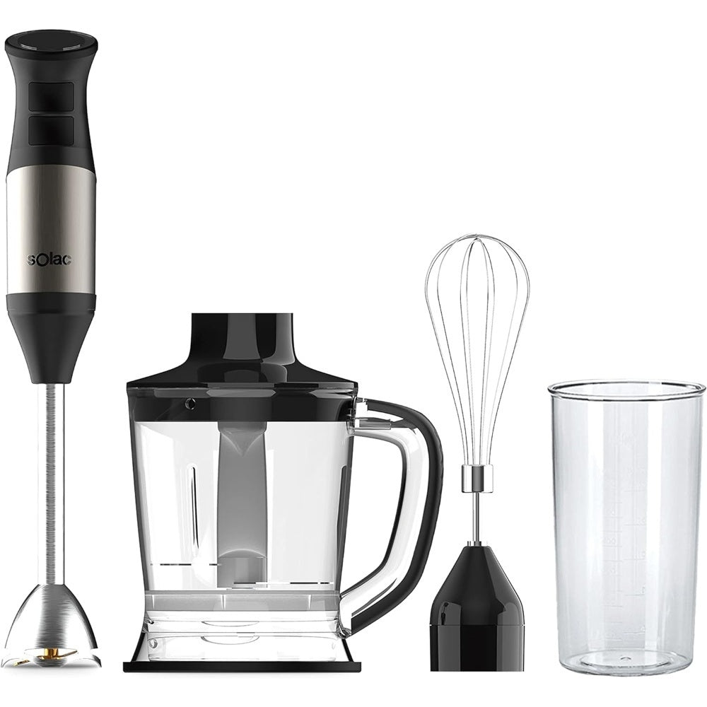Ariete, Metal Hand Blender with Full Acc.& Processor,1000W, 898/1