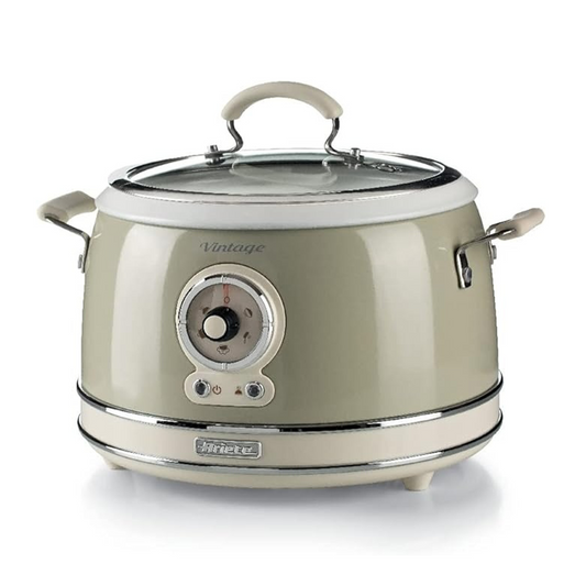 Ariete, Vintage Rice & Slow Cooker,Steam Cooking, Beige, 2904/03