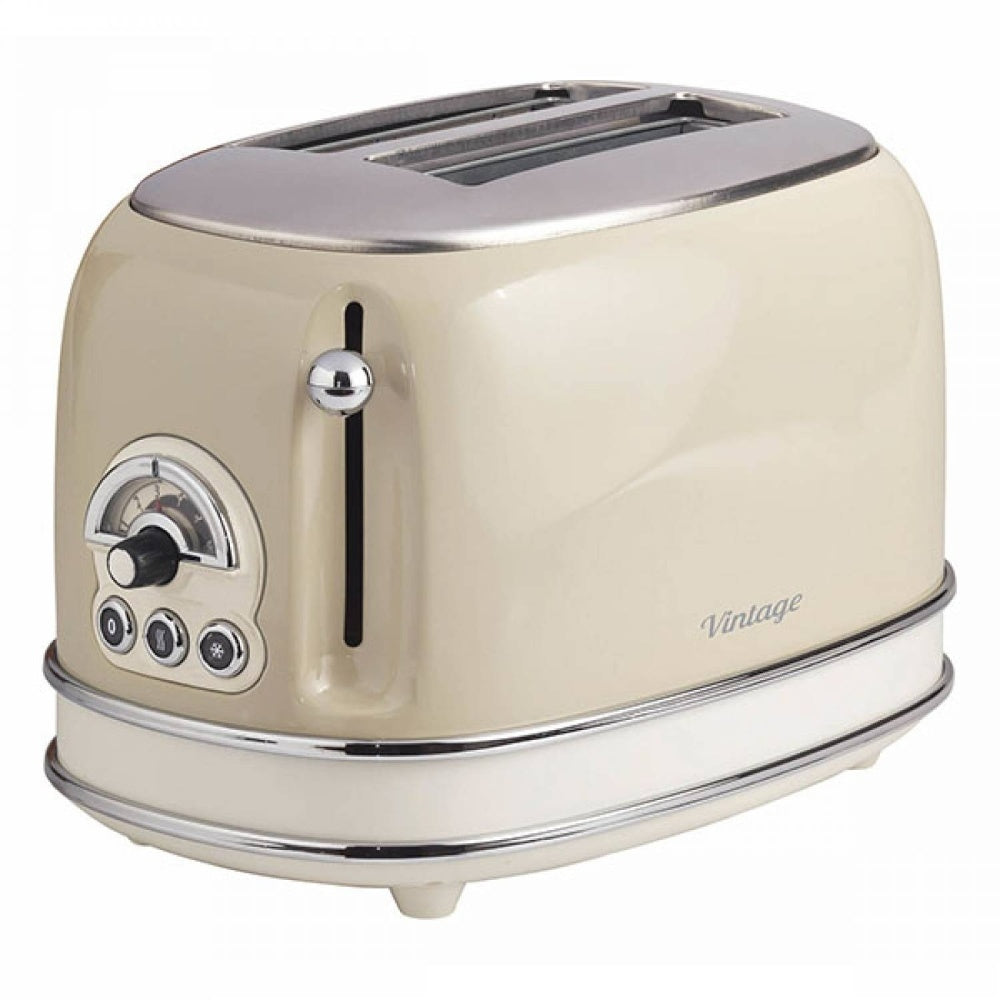 Ariete, Vintage Toaster 2 Slices w/Pliers 815W Beige, 0155/13