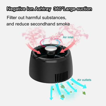 Smokeless Ashtrays for Cigarettes Indoor, Smokeless Ash tray for Home, smoke buddy Air Purifier, smoke eaters for cigarette smoke, Ashtray-5121