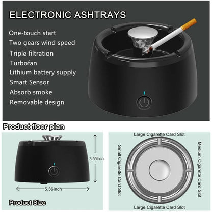 Smokeless Ashtrays for Cigarettes Indoor, Smokeless Ash tray for Home, smoke buddy Air Purifier, smoke eaters for cigarette smoke, Ashtray-5121