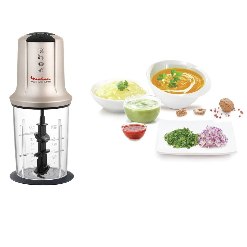 Moulinex, Multi Moulinette Xxl Silver 500W 0.8L