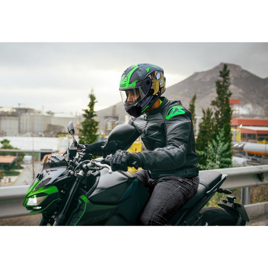 Axxis, Helmet Draken Cosa Nostra Gloss Fluor