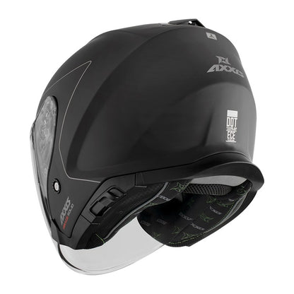 Axxis, Helmet Mirage Solid Matt Black, Available in Different Sizes