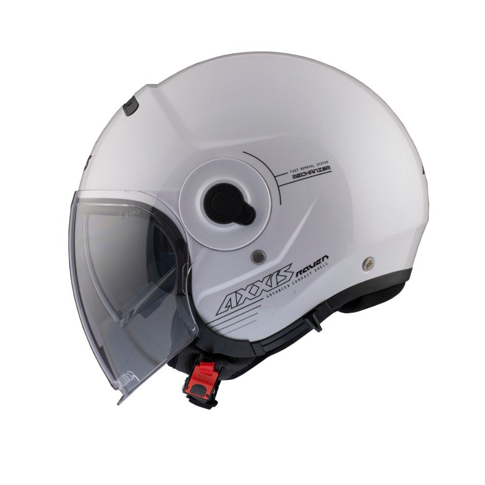Axxis, Helmet Raven Solid Gloss Pearl White