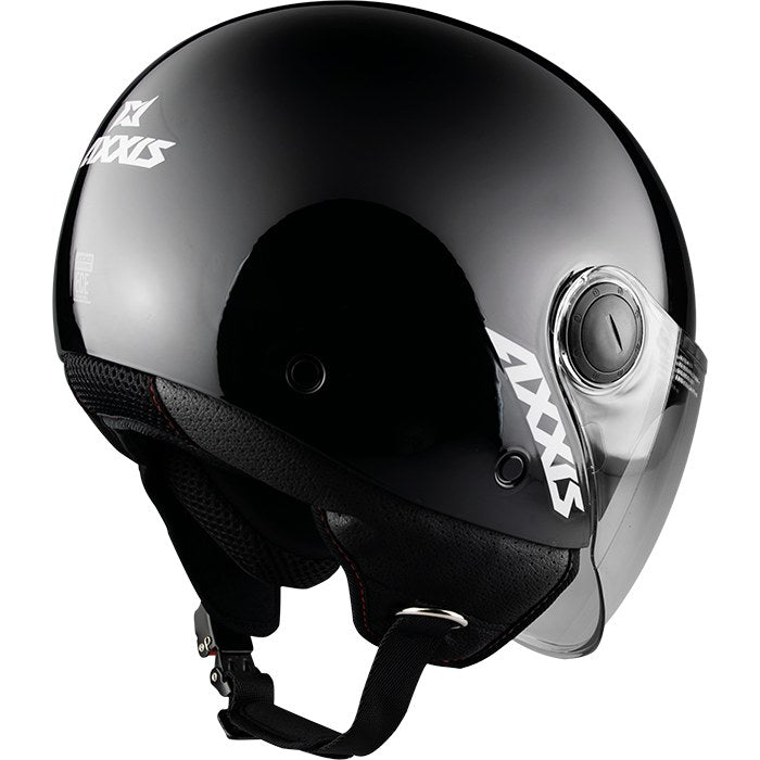 Axxis, Helmet Square Solid Gloss Black, Available in Different Sizes