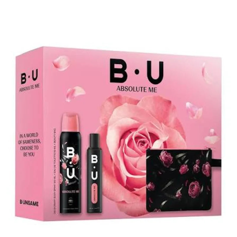 B.U. Absolute Me Gift Set Eau de Toilette 50ml + Deodorant 150ml + Pouch