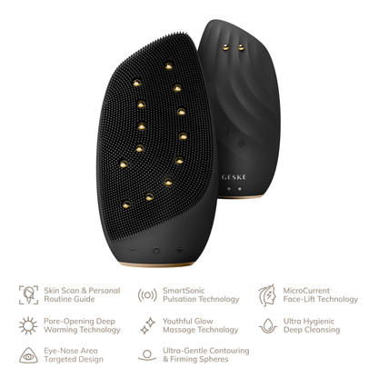 Geske, Sonic Thermo Facial Brush & Face-Lifter | 8 in 1, Available in Different Colors
