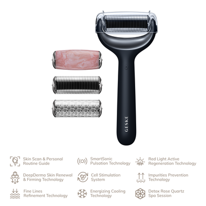 Geske, MicroNeedle Face & Body Roller | 9 in 1, Available in Different Colors