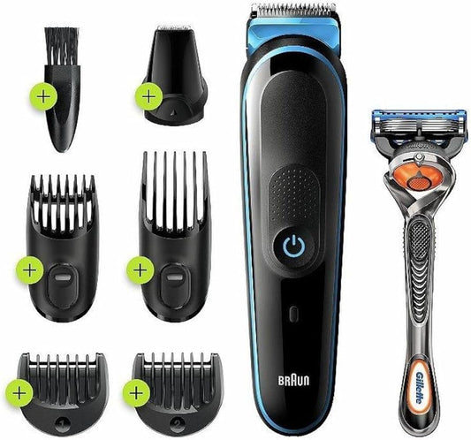 Braun Bodygroom MGK 5255 Razor with Battery/7 Accessories