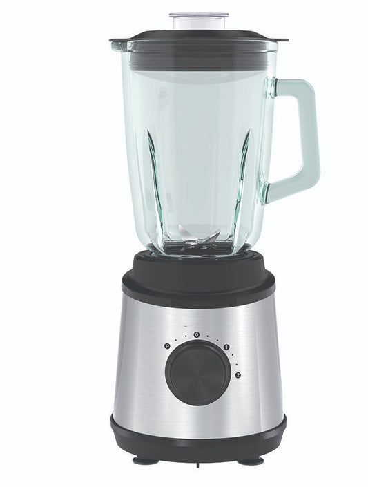 Campomatic, Professional Glass Blender, 800W, 1.50L Glass Jar Ice Crusher, Stainless Steel B800Sg