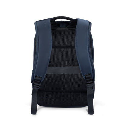 KINGSONS KS25458 18L Ergonomic Business Laptop Backpack, Waterproof, Scratch-Resistant Travel Commuter Bag Blue