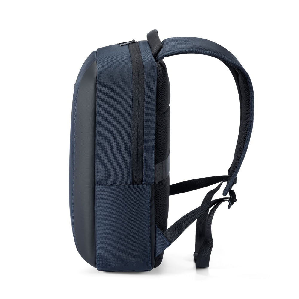 KINGSONS KS25458 18L Ergonomic Business Laptop Backpack, Waterproof, Scratch-Resistant Travel Commuter Bag Blue
