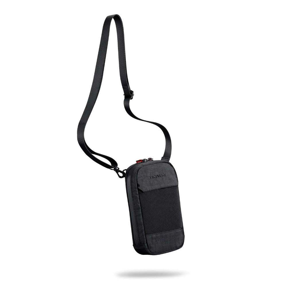 KINGSONS KS251072 Water-Resistant Modular Tech & Phone Organizer – Versatile Crossbody, Backpack, & Belt Bag